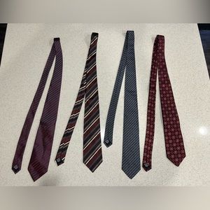 4 Hugo Boss Ties